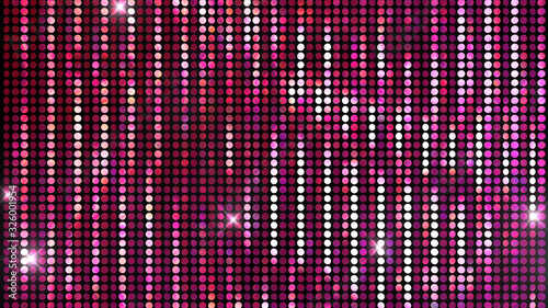 Wallpaper Mural Glitter Spangle line curtain 3D illustration background. Torontodigital.ca