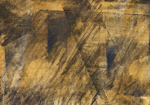 Abstract brown art. Painting background. Abstract texture