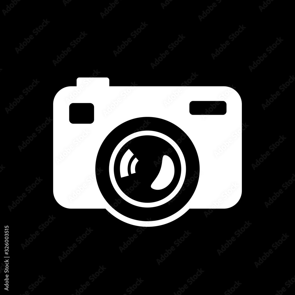 Camera icon in social media instagram concept on isolated white background.  EPS 10 vector Stock Vector Image & Art - Alamy