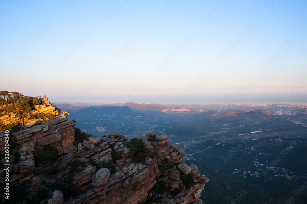 views from the Garbi mountain, valencia