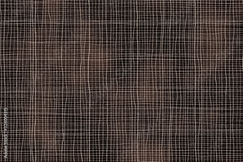 Texture of burlap, canvas. Dark vector background.