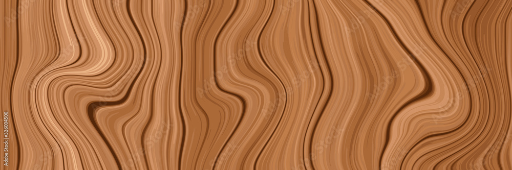 Wood texture imitation, natural brown background, vector design