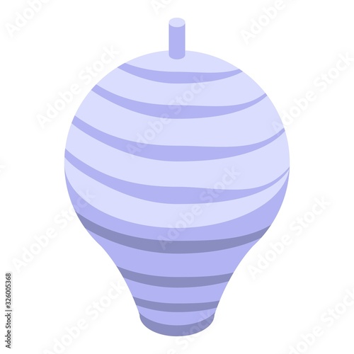 Wasp house icon. Isometric of wasp house vector icon for web design isolated on white background