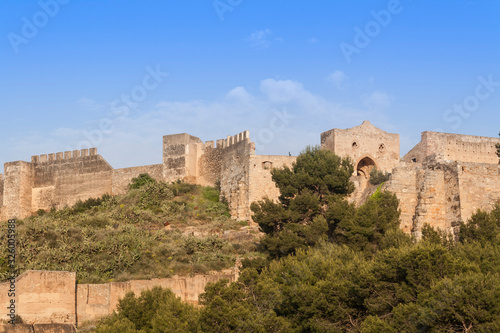 sagunto castle on top of a mountain