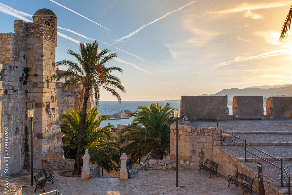 Peñiscola Castle, fortress in Castellon