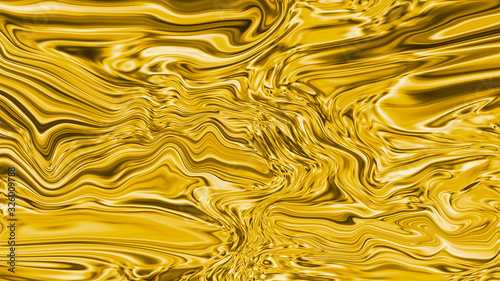 abstract golden background texture liquid metal