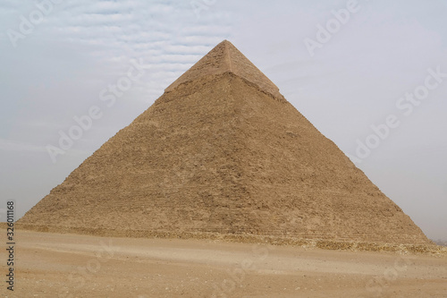 Pyramid of Khafre on Giza plateau, Cairo, Egypt
