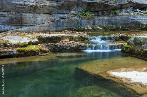 Autumn scenery of tongtian gorge photo