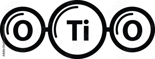TiO2 titanium icon photo