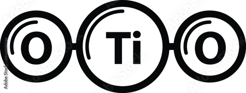 TiO2 titanium icon