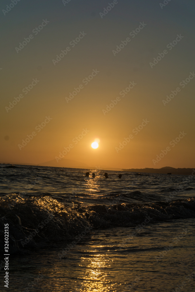 Fototapeta premium Mui Ne beach in Vietnam during the sunset
