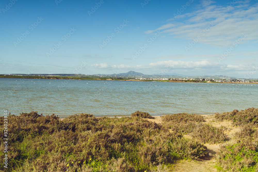 Salt lake Larnaca Cyprus Salt lake Larnaca Cyprus