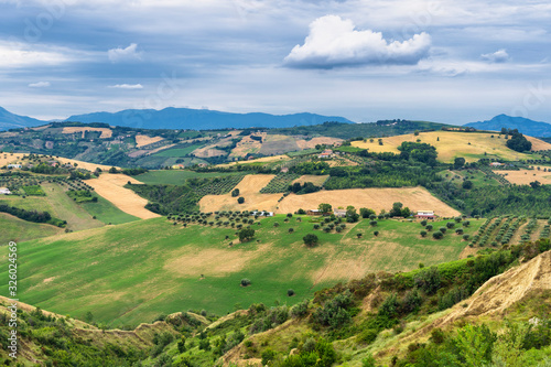 Landscape in the Natural Park of Atri, Abruzzo
