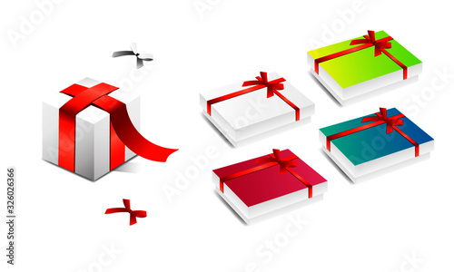 house and gift box