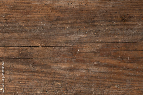 empty old wooden Background. rustic textured grungy floor