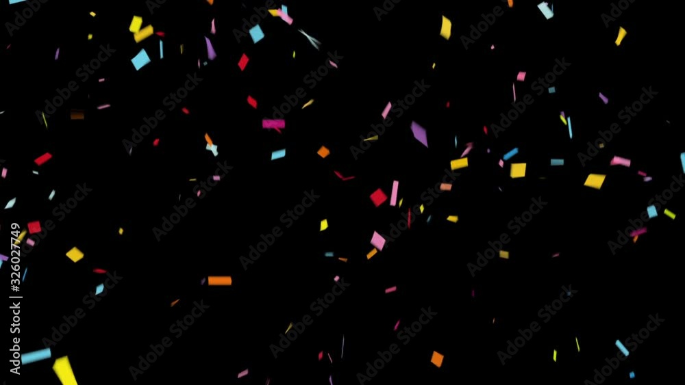 Loop Animation Confetti / with Alpha Matte Channel. Can be used with any kind of Celebration events and Give your Work more alive view Loop Animation Confetti / with Alpha Matte Channel. Can be used with any kind of Celebration events and Give your Work more alive view