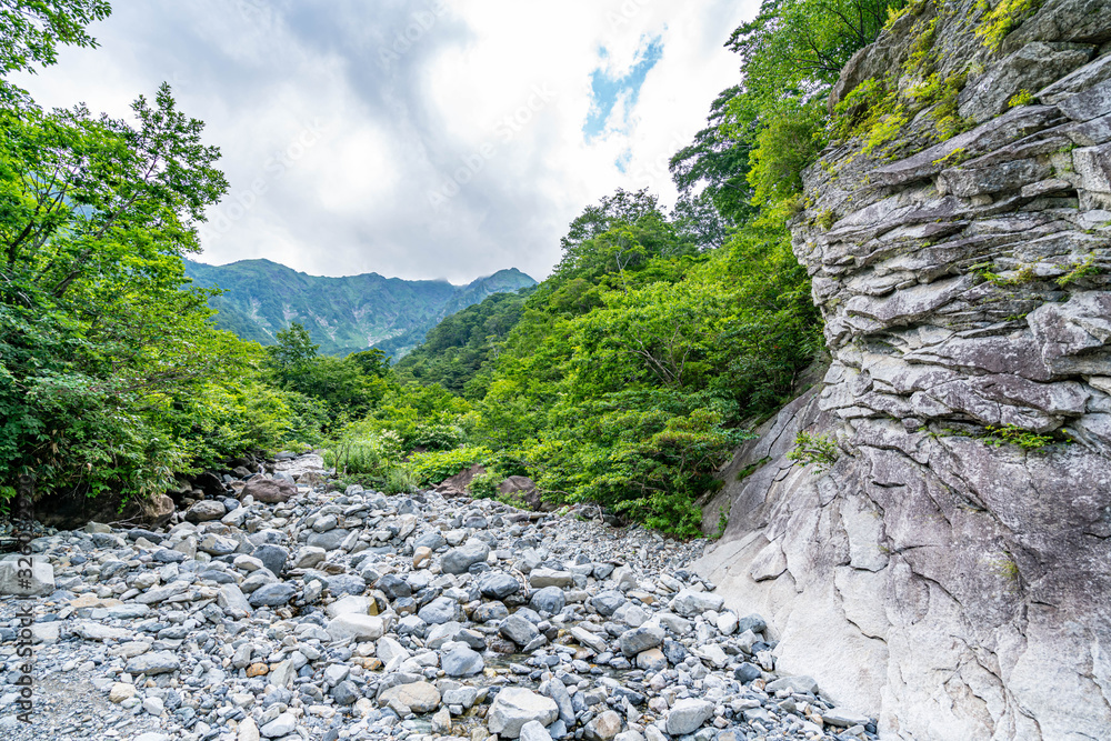 群馬県 谷川岳 マチガ沢の風景