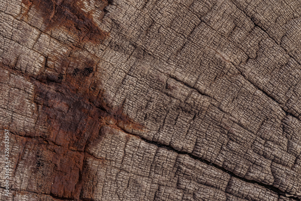 Wooden background from a shipwreck in the Skeleton Coast in Namibia.