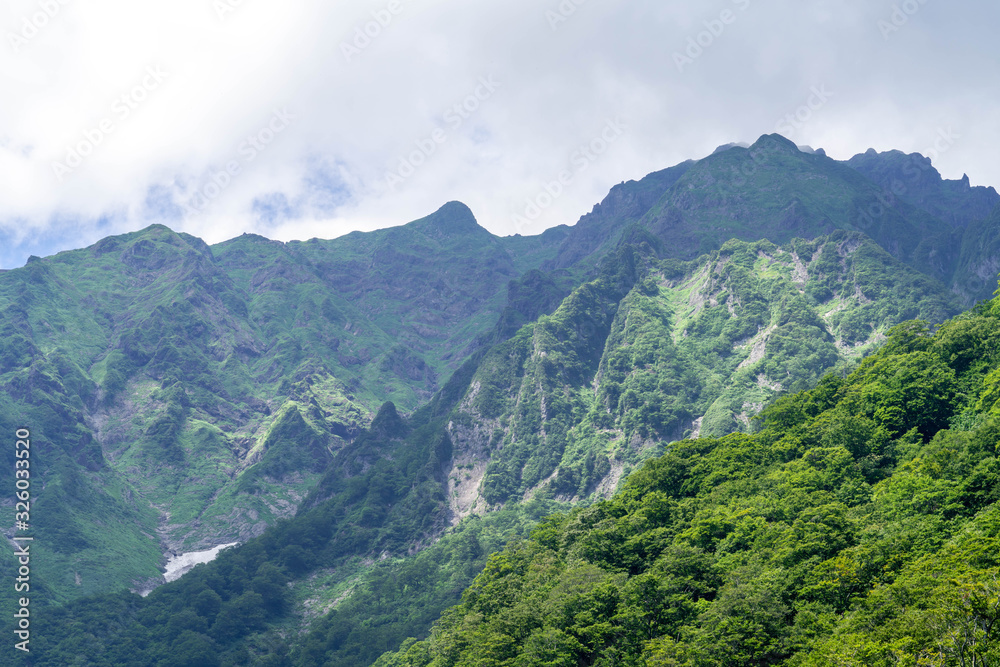 群馬県 谷川岳 マチガ沢の風景
