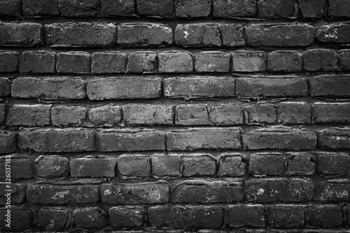 light and dark gray bricks on the wall decoration for background.