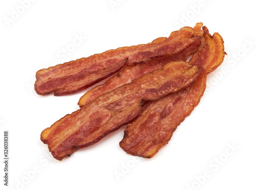 bacon on white