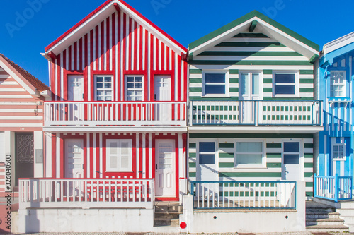 Stripes house in Costa Nova beach