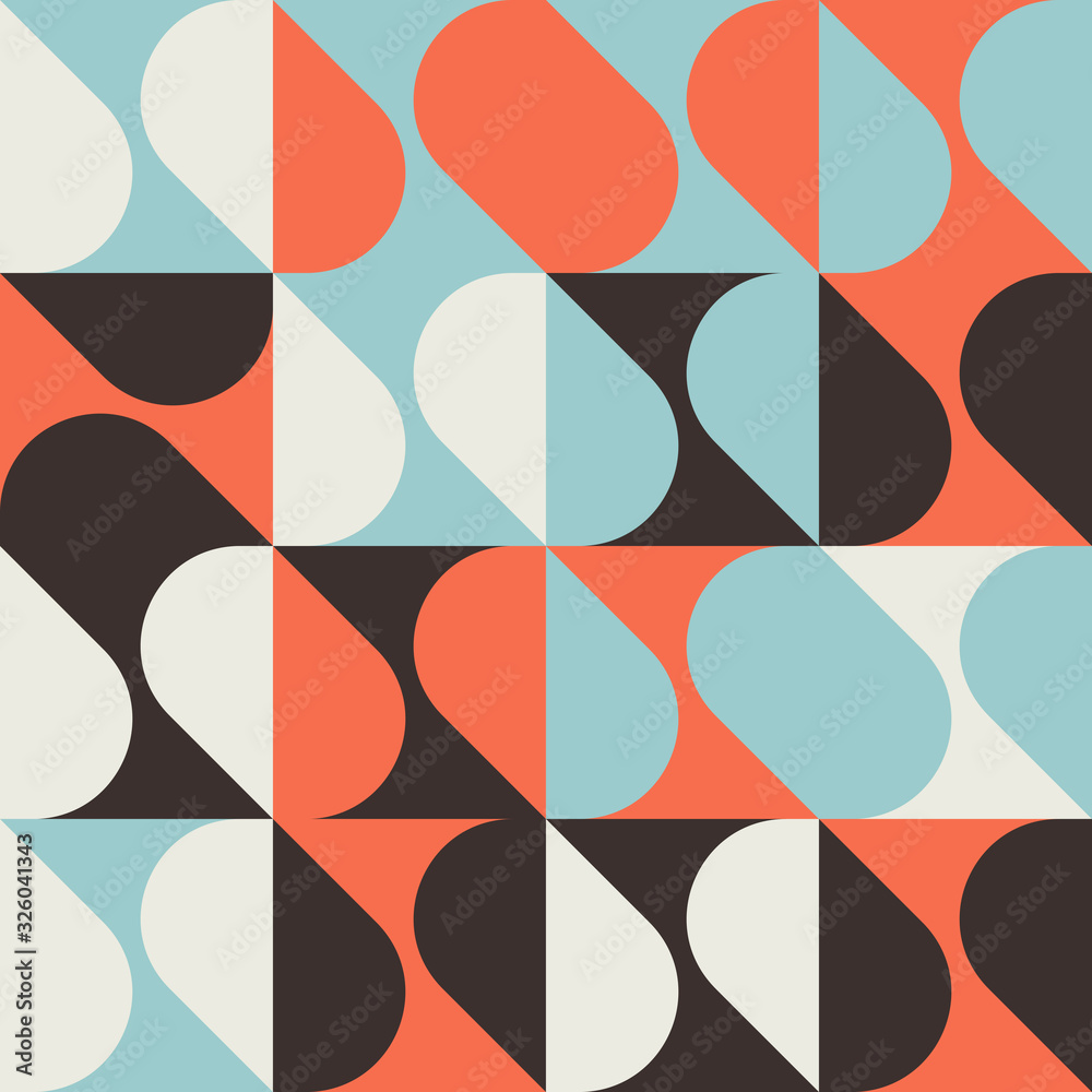 Mid-Century Abstract Vector Pattern Design Mid-Century Abstract Vector Pattern Design