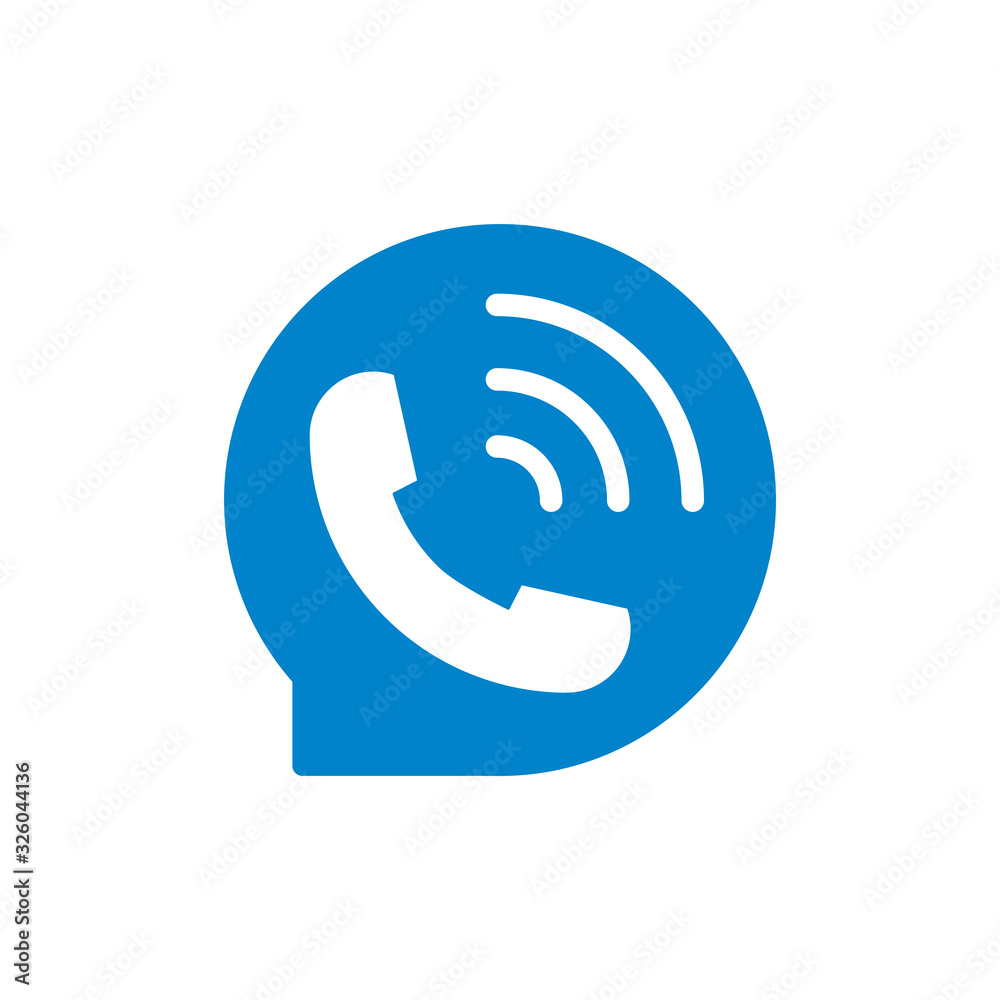 call bubble icon design vector template call bubble icon design vector template
