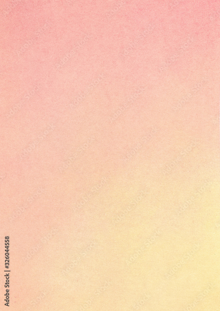 Fototapeta premium a pastel background with yellow and pink gradation.