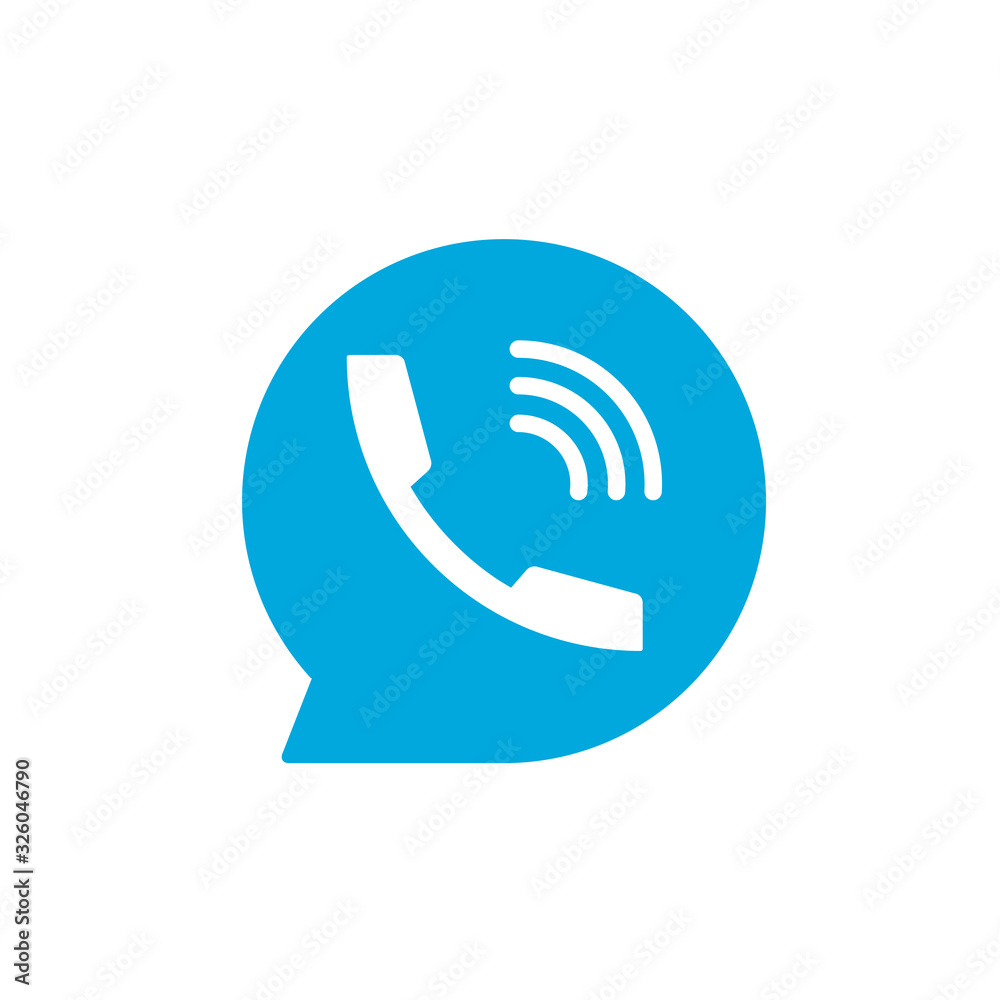 call bubble icon design vector template call bubble icon design vector template