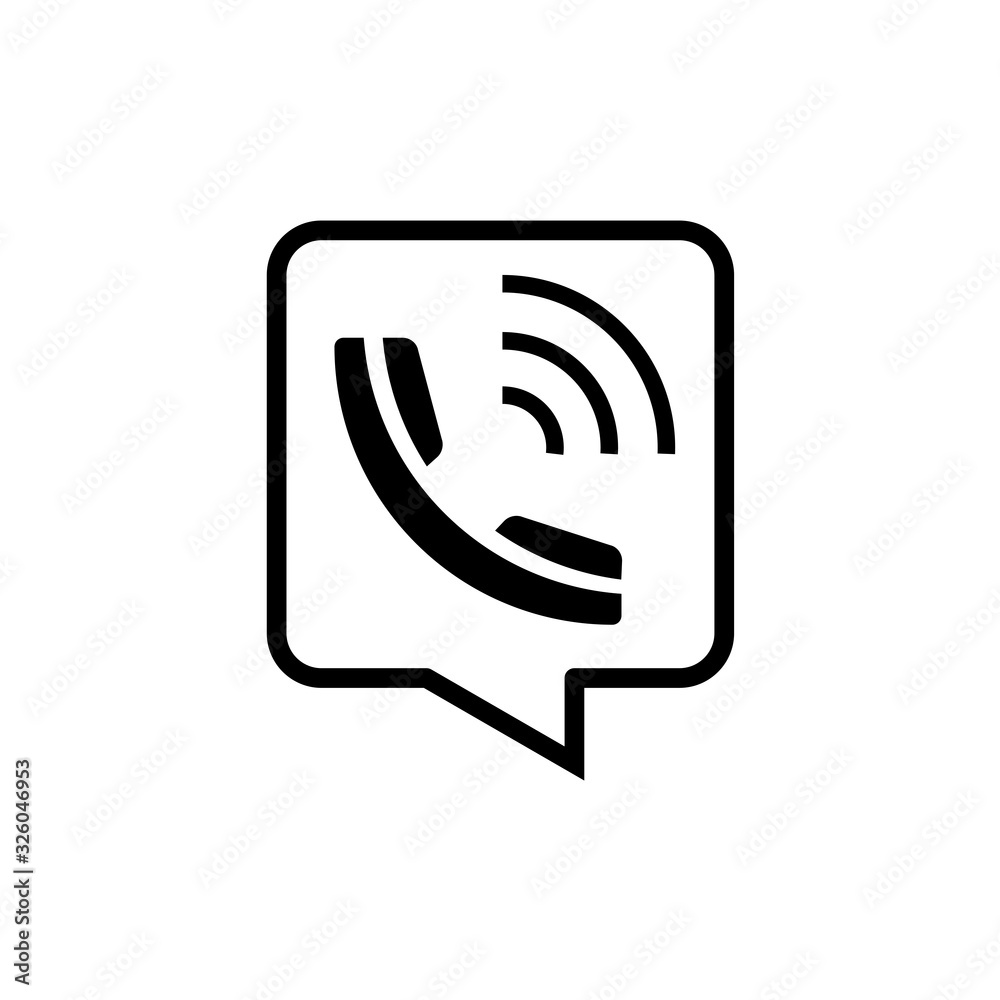 call bubble icon design vector template call bubble icon design vector template