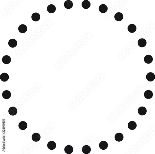 circle dash icon
