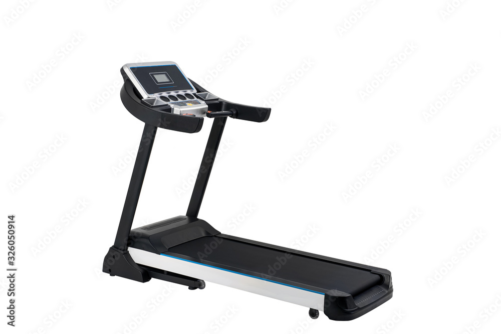 a noname treadmill isolated on white background a noname treadmill isolated on white background