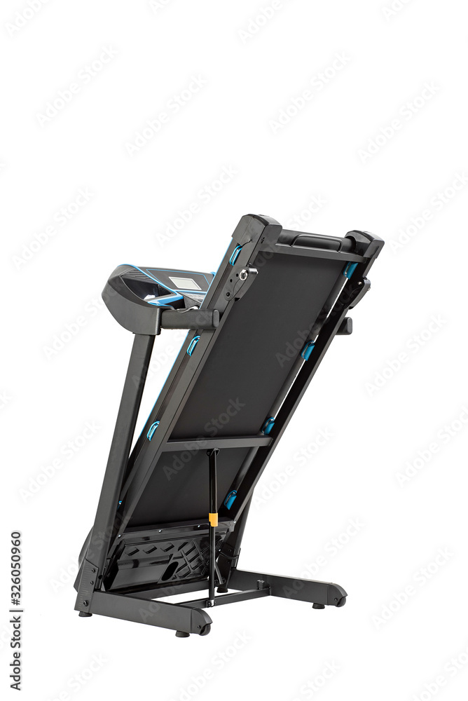 a noname treadmill isolated on white background a noname treadmill isolated on white background