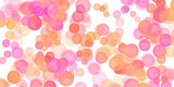 Bokeh Bubble Circle Glowing Illustration For Background