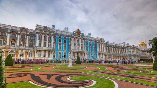 The Catherine Palace timelapse  is a Rococo palace located in the town of Tsarskoye Selo Pushkin