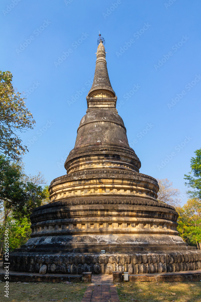 old pagoda at umong temple, Chaingmai Thailand old pagoda at umong temple, Chaingmai Thailand