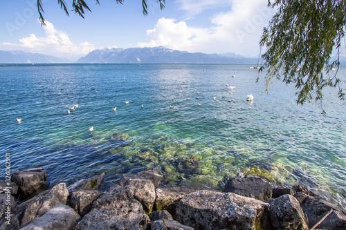 Geneva lake panorama, Switzerland