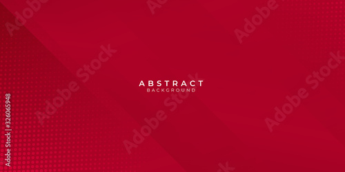 Red line stripe modern presentation background with halftone.