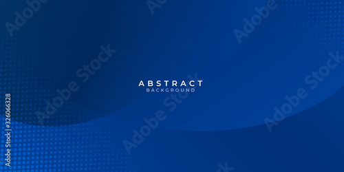 Dark modern blue abstract presentation background with halftone. Vector illustration design for presentation, banner, cover, web, flyer, card, poster, wallpaper, texture, slide, magazine, and powerpoi