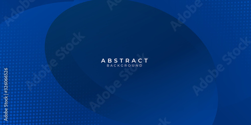 Dark modern blue abstract presentation background with halftone. Vector illustration design for presentation, banner, cover, web, flyer, card, poster, wallpaper, texture, slide, magazine, and powerpoi