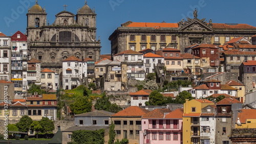overview of old town of Porto timelapse, Portugal © neiezhmakov