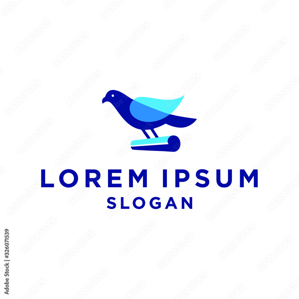 dove bird carrying paper message letter logo flat icon vector design pigeon animal dove bird carrying paper message letter logo flat icon vector design pigeon animal