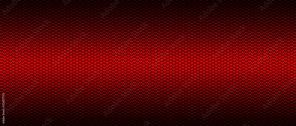 red and black carbon fibre background and texture. Stock Illustration ...