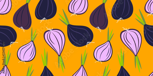 purple onion pattern