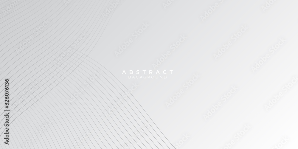 White abstract presentation background with gradient grey silver curve line. White abstract presentation background with gradient grey silver curve line.