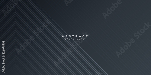 Black abstract presentation background with line pattern.