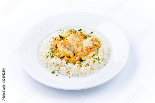 chicken with rice and herbs