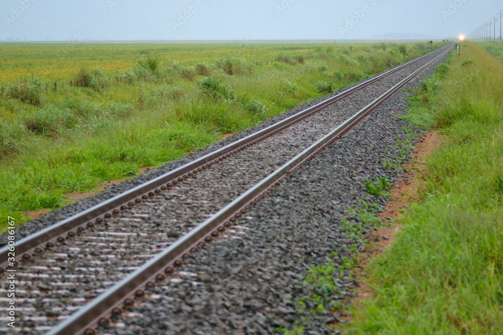 trilhos de ferrovia