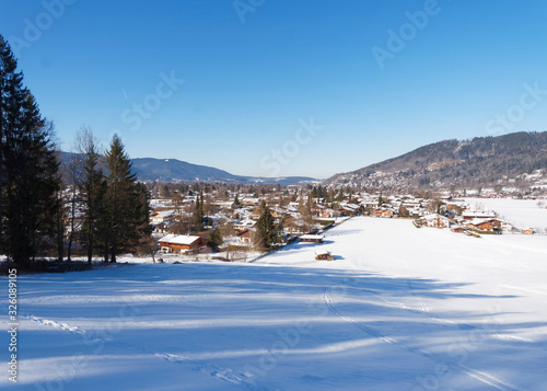 Rottach-Egern, village de Haute-Bavière sur la rive sud du lac de Tegernsee
